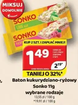 Delfin Baton kukurydziano-ryżowy Sonko oferta