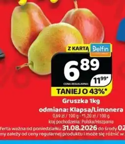 Delfin Gruszka oferta