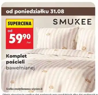 Komplet pościeli bawełnianej
