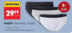 Biedronka Majtki damskie 3 pak oferta