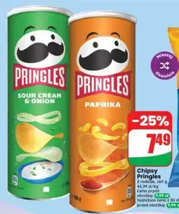 Dino Chipsy Pringles oferta