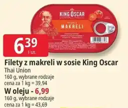 E.Leclerc Filety z makreli w sosie King Oscar Thai Union oferta