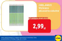 Lidl CRELANDO Wybrane akcesoria szkolne oferta