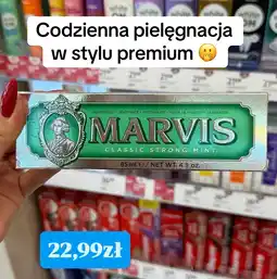 Rossmann MARVIS CLASSIC STRONG MINT Pasta do zębów oferta