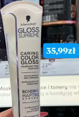 Rossmann Schwarzkopf Gloss Supreme Caring Color Gloss Pielęgnujący Toner oferta