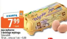 E.Leclerc Jaja wyborne z wolnego wybiegu Szkaradek oferta