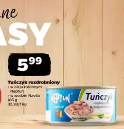 Netto Tuńczyk rozdrobniony w oleju roślinnym Neptune oferta