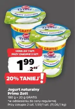 Netto Jogurt naturalny Primo Zott oferta