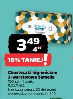 Netto Chusteczki higieniczne 2-warstwowe Samelle oferta