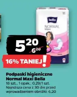 Netto Podpaski higieniczne Normal Maxi Bella oferta