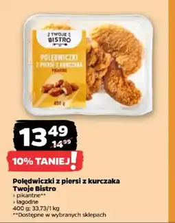 Netto Połędwiczki z piersi z kurczaka Twoje Bistro pikantne oferta