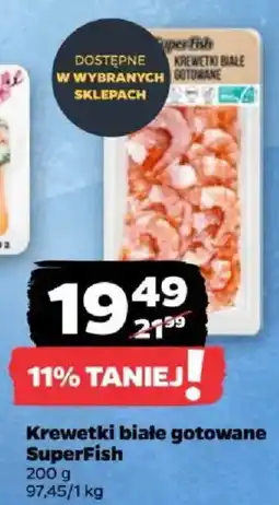 Netto Krewetki białe gotowane SuperFish oferta