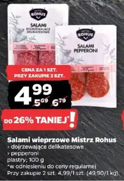 Netto Salami wieprzowe Mistrz Rohus oferta