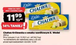 Netto Chałwa Królewska o smaku waniliowym E. Wedel oferta