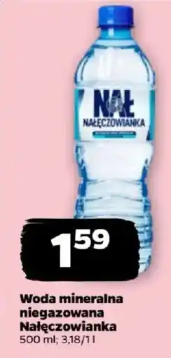 Netto Woda mineralna niegazowana Nałęczowianka oferta