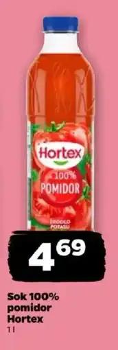 Netto Sok 100% pomidor Hortex oferta