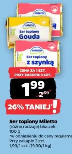 Netto Ser topiony Miletto oferta