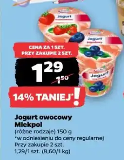 Netto Jogurt owocowy Mlekpols oferta