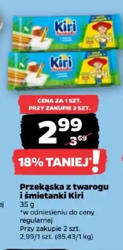 Netto Przekąska z twarogu i śmietanki Kiri oferta