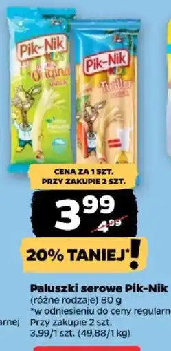 Netto Paluszki serowe Pik-Nik oferta