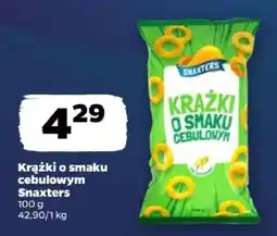 Netto Krążki o smaku cebulowym Snaxters oferta
