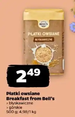 Netto Płatki owsiane Breakfast from Bell's oferta