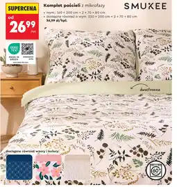 Biedronka Komplet pościeli Smukee oferta