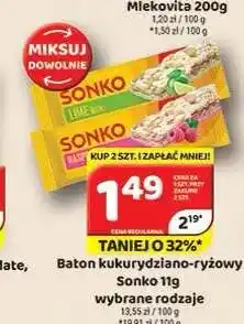 Delfin Baton kukurydziano-ryżowy Sonko oferta