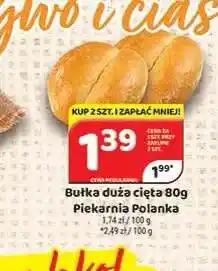 Delfin Bułka duża cięta Piekarnia Polanka oferta