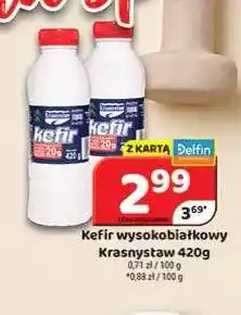 Delfin Kefir wysokobiałkowy Krasnystaw oferta