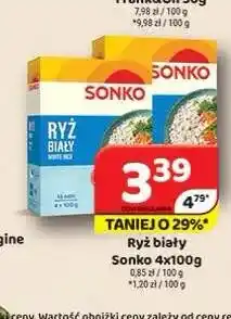 Delfin Ryż biały Sonko 4-pak oferta