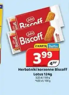Delfin Herbatniki korzenne Lotus Biscoff oferta