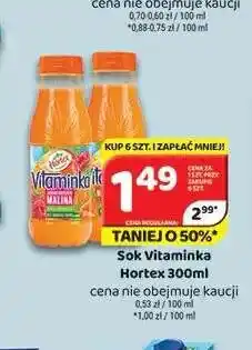 Delfin Sok Vitaminka malina Hortex oferta