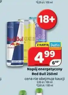Delfin Napój energetyczny Red Bull bez cukru oferta