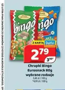Delfin Chrupki Bingo pizza Eurosnack oferta