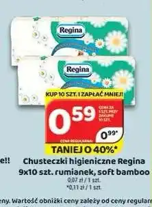 Delfin Chusteczki higieniczne Regina rumianek oferta
