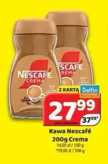 Delfin Kawa rozpuszczalna Nescafé Crema oferta