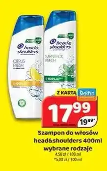 Delfin Szampon do włosów Head & Shoulders Citrus Fresh oferta