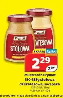 Delfin Musztarda stołowa Prymat oferta