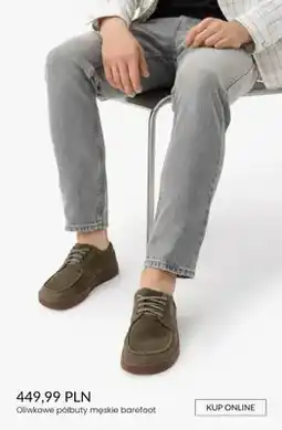Ryłko Półbuty męskie barefoot oliwkowe oferta