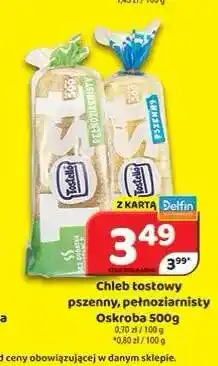 Delfin Chleb tostowy pszenny Oskroba oferta