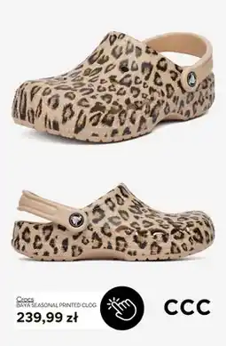 CCC Klapki Crocs Baya Seasonal Printed Clog oferta