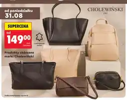 Biedronka Produkty skórzane Cholewiński oferta