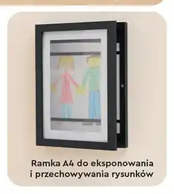 Biedronka Ramka A4 do eksponowania i przechowywania rysunków Smukee oferta