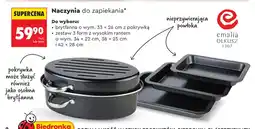 Biedronka Formy do zapiekania z wysokim rantem Emalia Olkusz 3-pak oferta
