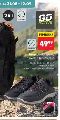 Biedronka Buty trekkingowe damskie GO ACTIVE oferta