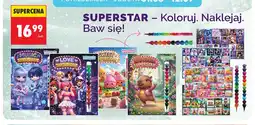 Biedronka Kolorowanka z naklejkami Superstar Music oferta