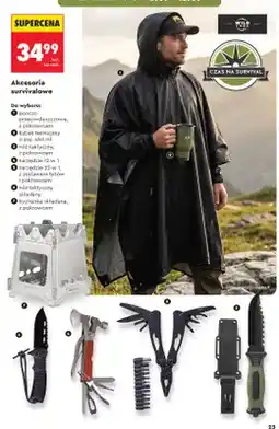 Biedronka Ponczo przeciwdeszczowe z pokrowcem Wild Trek oferta