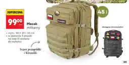 Biedronka Plecak militarny Wild Trek oferta