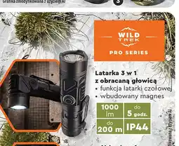 Biedronka Latarka 3 w 1 z obracaną głowicą Wild Trek oferta